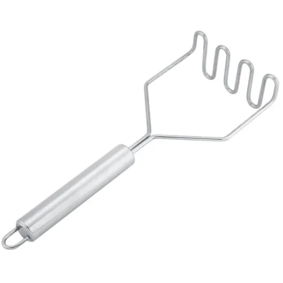 Potatisstötare - Handtag i rostfritt stål, Kross för grönsaksslam, Köksprylar