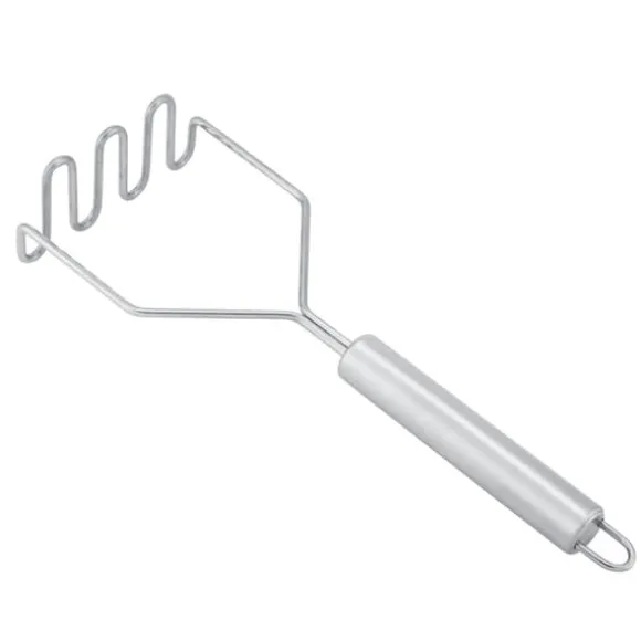 Potatisstötare - Handtag i rostfritt stål, Kross för grönsaksslam, Köksprylar