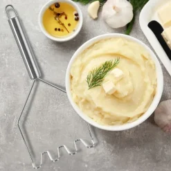 Potatisstötare i stål 10,5x24 cm