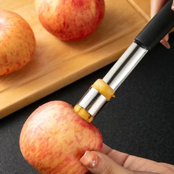 Äppelkärnborttagare i rostfritt stål - tar enkelt och effektivt bort äppelkärnor