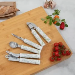 Öppnare i rostfritt stål med handtag i keramik Laura Ashley - Sage Parterre av Pendeford