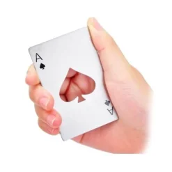 Öppnarflaska imitation av spader ess flasköppnare