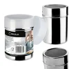 PRACTICO florsocker- och kakaobehållare, rostfritt stål, plastlock