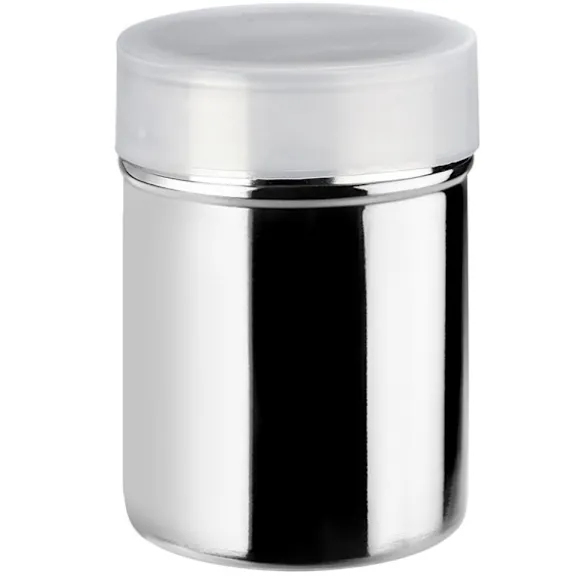 PRACTICO florsocker- och kakaobehållare, rostfritt stål, plastlock