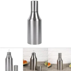 Praktisk Oljekruka i Rostfritt Stål med Vinägerdispenser Kökstillbehör (1000ml)