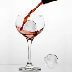 Premium Silikon Isform – 3 Rosor & 3 Diamanter | Lättlossande Stora Iskuber för Whisky & Cocktails & Juice