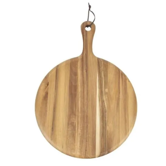 Presentationstavla - Olympia - Acacia - 330 mm - Rund - Brun