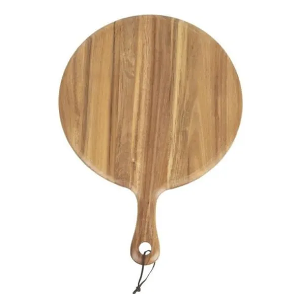 Presentationstavla - Olympia - Acacia - 330 mm - Rund - Brun