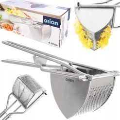 Pressa Purée - ORION - 9,5x30cm - Rostfritt Stål - Lätt att använda - Diskmaskinssäker