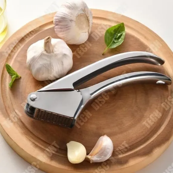 Pressa vitlök - TD® - Rostfritt stål 430 - Bärbar - Lätt att använda - Diskmaskinskompatibel