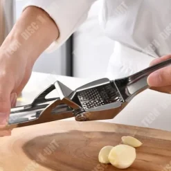 Pressa vitlök - TD® - Rostfritt stål 430 - Bärbar - Lätt att använda - Diskmaskinskompatibel