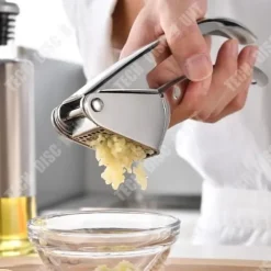 Pressa vitlök - TD® - Rostfritt stål 430 - Bärbar - Lätt att använda - Diskmaskinskompatibel