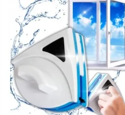 Professionell dubbelsidig magnetisk fönsterputsare BLÅ