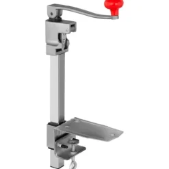 Professionell konservöppnare monterad på en bordsskiva upp till 34 cm