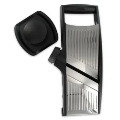 Professionell mandolin med handskydd i rostfritt stål Fackelmann Handmade Tradition