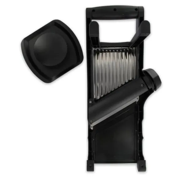 Professionell mandolin med handskydd i rostfritt stål Fackelmann Handmade Tradition