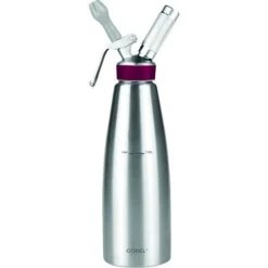 Professionell siphon i rostfritt stål - GOBEL - GL338 - 3 munstycken inkluderade - Norm NF D21-901 - Rostfritt stål 18/8