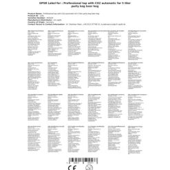 Professionell Tap med CO2 automatiska för 5 liter party kagge