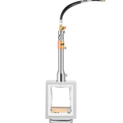 Propanässja, 2-brännare fyrkantig rostfri, stor kapacitet, metallsmide