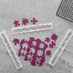 Pussel + Hexagon Utstickare | 6-pack