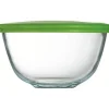 PYREX Beredningsskål + plastlock 14 cm transparent