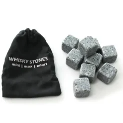 QQ16456-Natural Stapstone Återanvändbar whiskykylare whiskystenar whiskyisbitar Colagne Champag vinöl