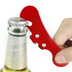 Röd Papegoja Konservöppnare - Mångsidigt Köksredskap med Bekvämt Grepp