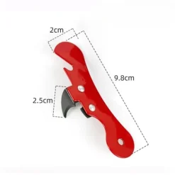 Röd Papegoja Konservöppnare - Mångsidigt Köksredskap med Bekvämt Grepp