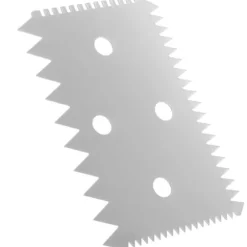 Rektangulär konfektskrapa, SERVERAD, rostfritt stål, 102x69mm - HENDI 554234