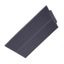 Rektangulär Silikon Avloppsmatta Torkdiskplatta Värmebeständig Halksäker Bricka (Grå)