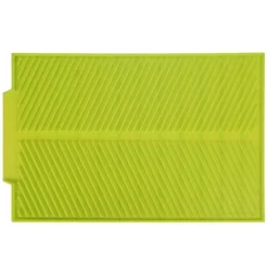 Rektangulär Silikon Avloppsmatta Torkdiskplatta Värmebeständig Halksäker Bricka (Grön)