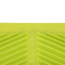 Rektangulär Silikon Avloppsmatta Torkdiskplatta Värmebeständig Halksäker Bricka (Grön)