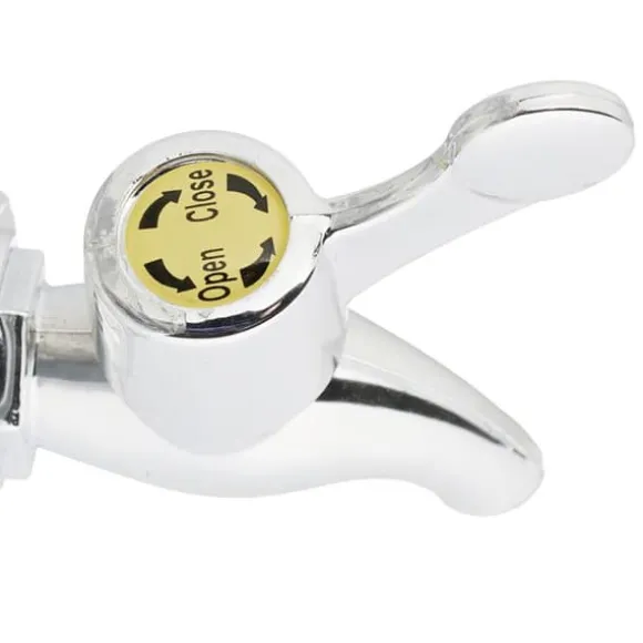 Relaxdays Dryckesdispenser, 5 l, med kran och lock, dekorativ design, för din lemonade, transparent