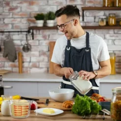 Relaxdays Mätglas, 500 ml, värmebeständig, för mikrovågsugn, graderad ml, oz, amerikanska koppar, transparent