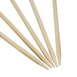 Relaxdays Piques trä, 300-pack, bambu, grillspett, 40 cm lång, sockervadds-käktar, Ø 4 mm, natur