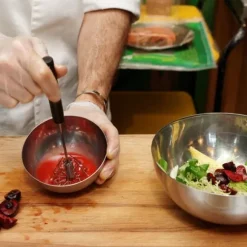 Relaxdays Set 3 Blandskålar i rostfritt stål, Kök Salladsskål, Skål i olika storlekar stapelbar, silverfärgad