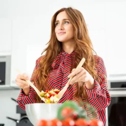 Relaxdays Set 3 Blandskålar i rostfritt stål, Kök Salladsskål, Skål i olika storlekar stapelbar, silverfärgad