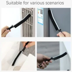 Rengöringsverktygset, 4-delat fogborste med blommönster