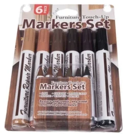 Reparationskit med 6 Pennor För Repiga Möbler & Golv
