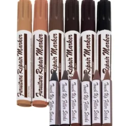 Reparationskit med 6 Pennor För Repiga Möbler & Golv