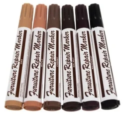 Reparationskit med 6 Pennor För Repiga Möbler & Golv