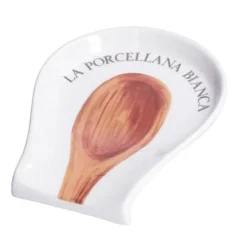 Repose-cuillère - La Porcellana Bianca - Konservera - Porslin - 17 cm x 14 cm - Elegant och praktisk