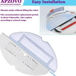 Reservdelar till Roborock S7/S7 Plus/T7/T7 Plus/T7s/T7s Plus 9 delar