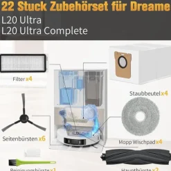Reservdelssats för Dreame L20 Ultra Robotdammsugare