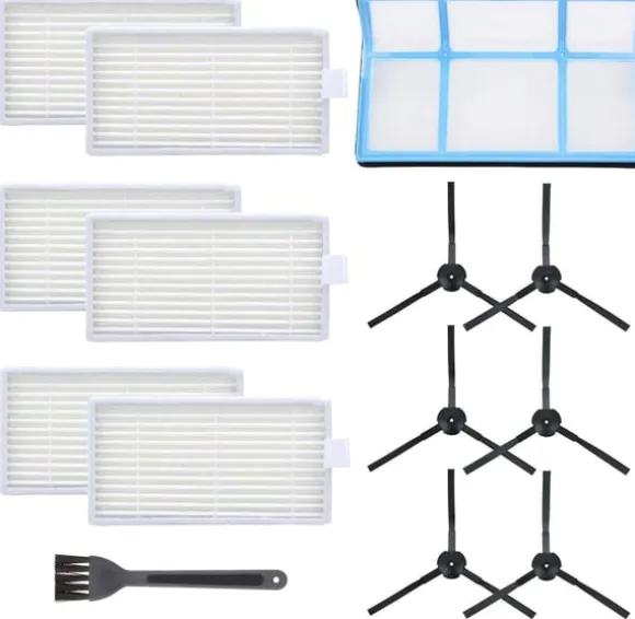 Reservdelssats med filter för ILIFE V3 V3S V5 V5s robotdammsugare