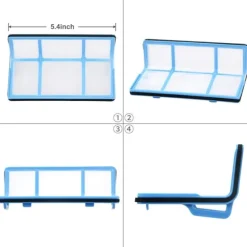 Reservdelssats med filter för ILIFE V3 V3S V5 V5s robotdammsugare