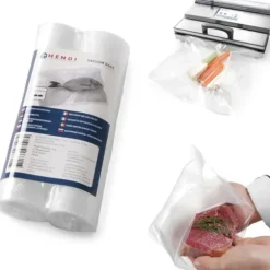 Räfflade påsar för bandvakuumförpackningsmaskiner 280x6000mm 2 RULLAR