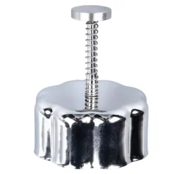 Risbollform 304 Rostfritt Stål Kreativ Avtagbar Säker Anti-Stick Onigiri Form För Baby Tillskottsmat Lunchtillverkning Blomma