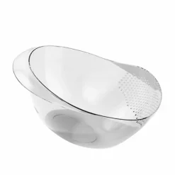 Ristvättskål Multifunktionell Plast Rissköljfilter Med Sidoavrinning För Kök Transparent