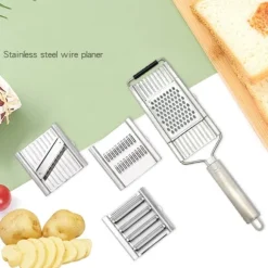 Rivjärnsset i rostfritt stål, 3 delar - Silver